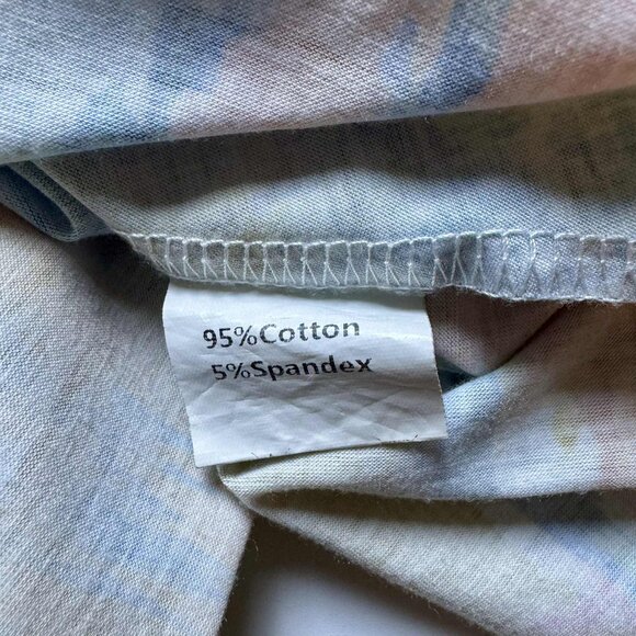 Watercolor Print Halter Maxi Dress | Sleeveless, Flowy, Resort Style Medium - Picture 3 of 4